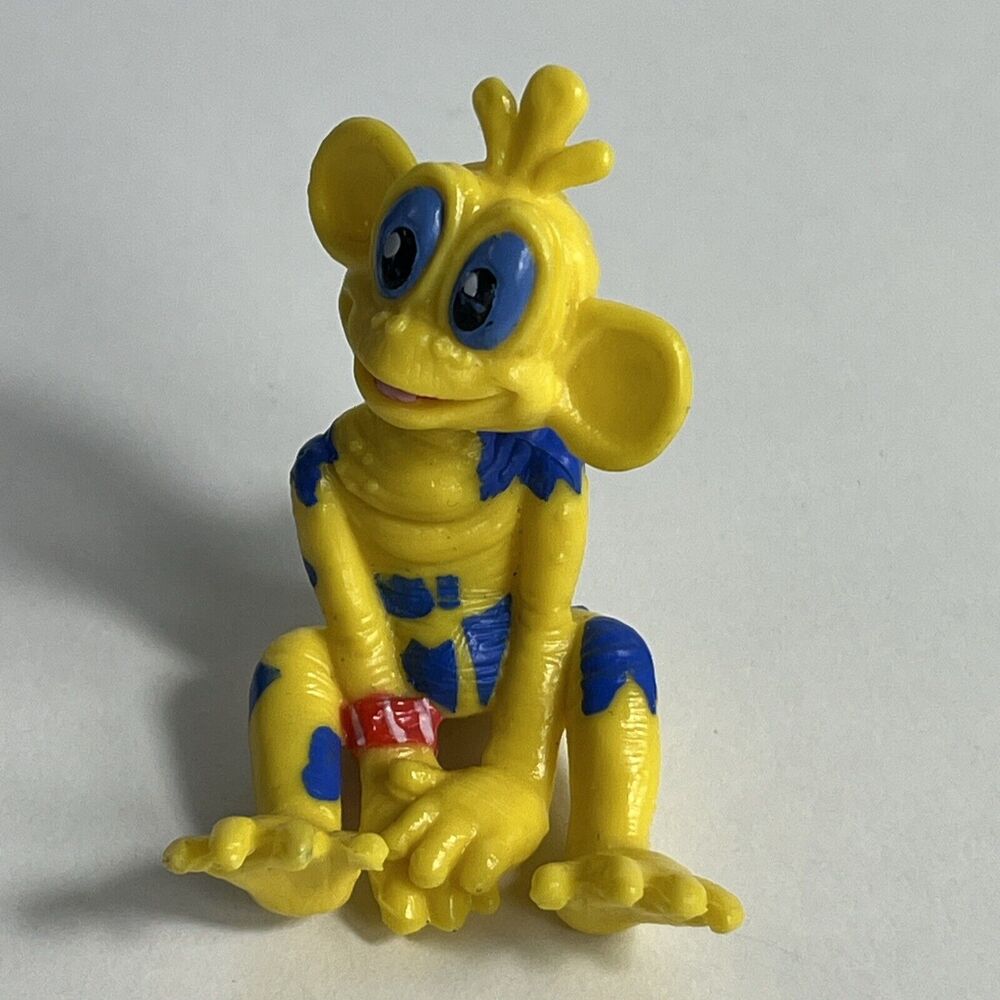 Vintage 1997 Lost In Space Blawp Action Figure Movie 2" Toy Alien Yellow Blue